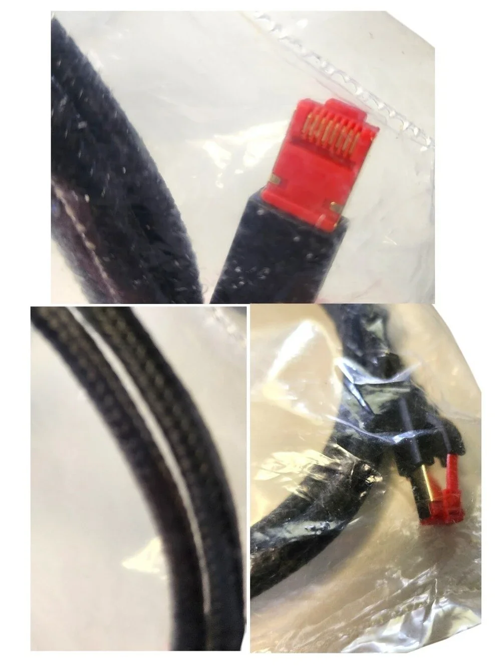 braided RJ45 Ethernet patch cable - Picture 2 of 2